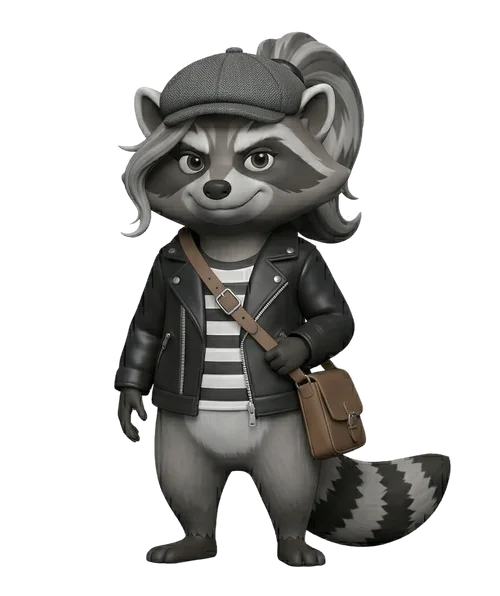 Krissy the raccoon