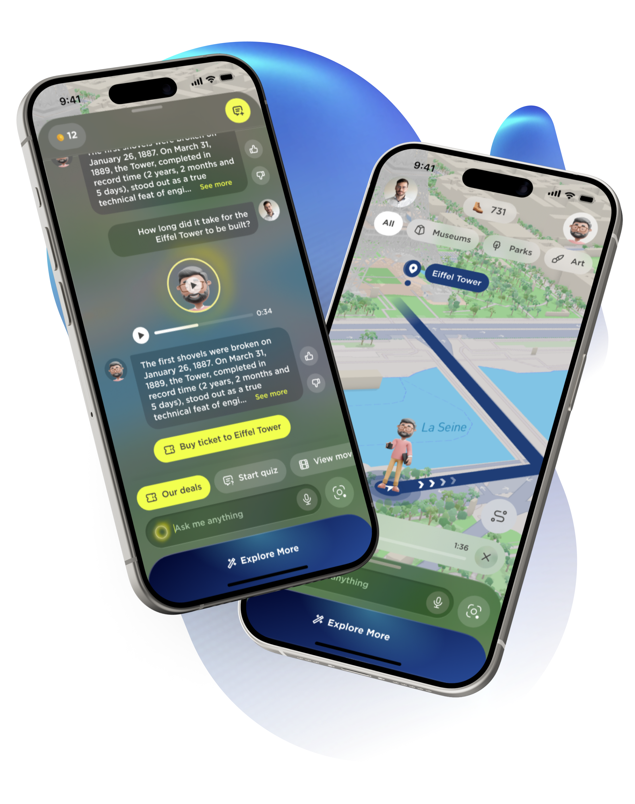 iWander AI tour guides in destination exploration